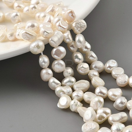 Natural Cultured Freshwater Pearl Beads Strands PEAR-A006-19C-1
