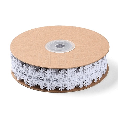 Christmas Snowflake Felt Lace Trim OCOR-D013-03C-1