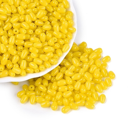 Imitation Jade Glass Beads GLAA-Q113-01A-B01-1