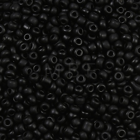 Frosted Opaque 8/0 Glass Seed Beads X-SEED-R029-3mm-A07-1