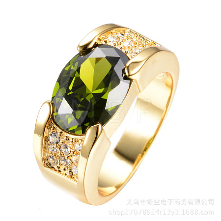 Brass with Cubic Zirconia Finger Rings FS-WG2B993-34-1