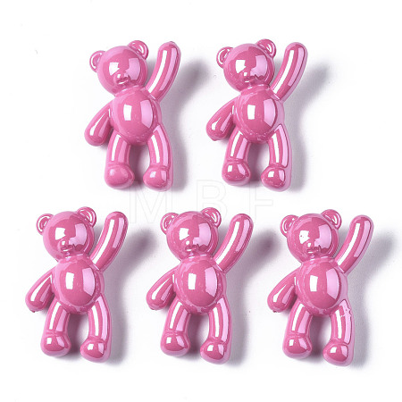 Opaque Acrylic Pendants PACR-ZX016-08F-1