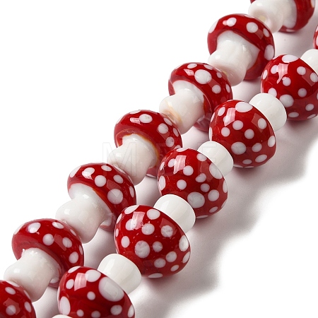 Handmade Lampwork Beads Strands LAMP-Q033-01A-1