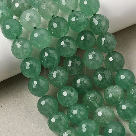 Natural Green Strawberry Quartz Beads Strands GG-CBA0166-A02-12mm-1