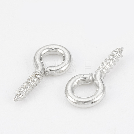 Iron Screw Eye Pin Peg Bails IFIN-S699-01B-P-NF-1