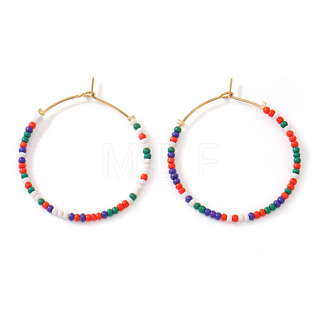306 Stainless Steel Hoop Earrings JS8237-3-1