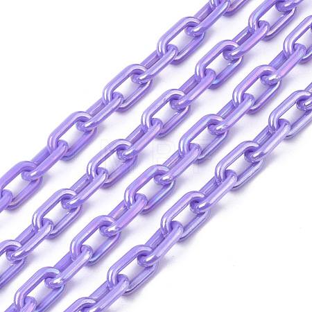 Acrylic Opaque Cable Chains X-PACR-N009-002E-1