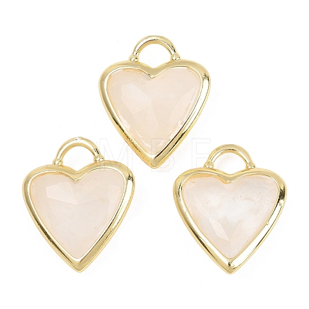 Natural Quartz Crystal Faceted Pendants G-Z154-01G-04-1