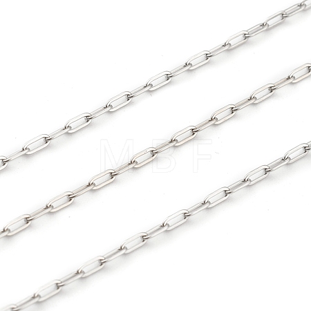 Non-Tarnish 304 Stainless Steel 
Paperclip Chains STAS-H111-03P-1