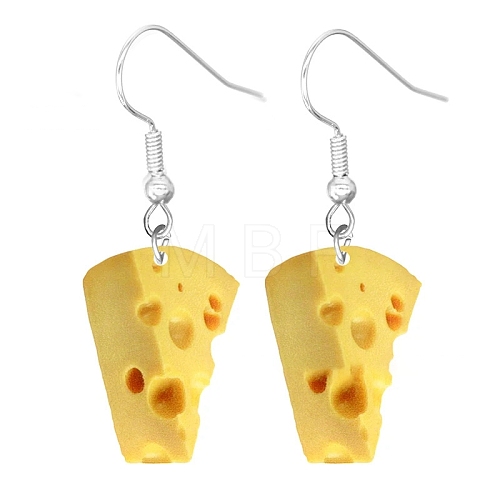 Acrylic Food Model Dangle Earrings PW-WG51A76-07-1