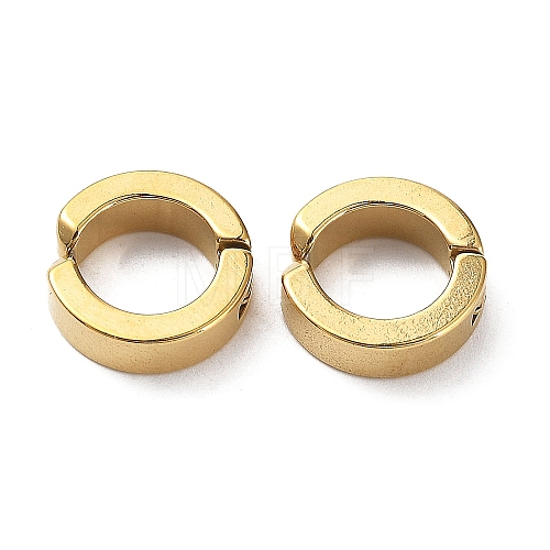 Ion Plating(IP) 201 Stainless Steel Cuff Earring EJEW-H096-01G-1