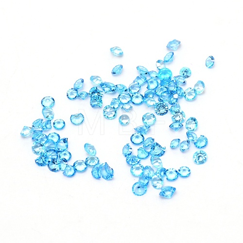 Transparent Acrylic Rhinestone Cabochons TACR-WH0013-02A-1