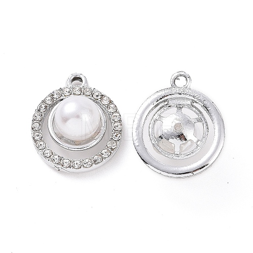 Alloy Crystal Rhinestone Pendants ALRI-H004-14P-1