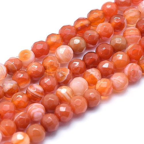 Natural Agate Beads X-G-J371-15-6mm-1