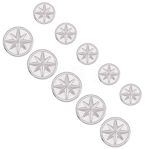 Unicraftale 304 Stainless Steel Cabochons for Enamel STAS-UN0014-62P-1