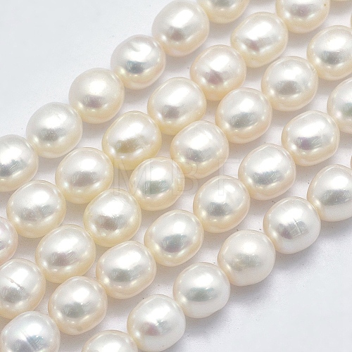 Natural Cultured Freshwater Pearl Beads Strands PEAR-K003-23D-01-1