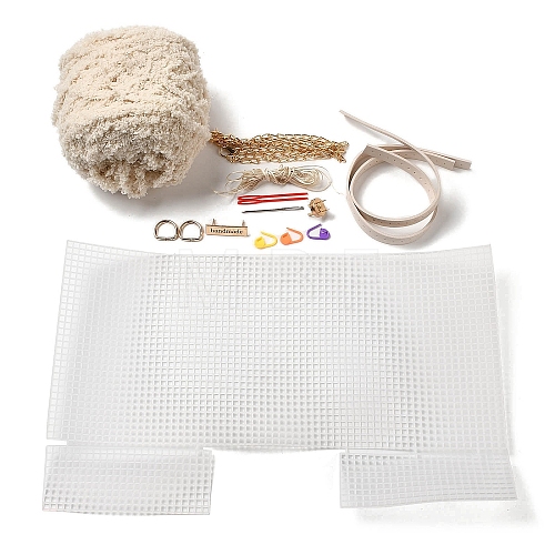 DIY Knitting Crochet Bags Kit DIY-WH0189-91B-1