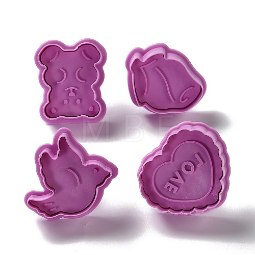 Valentine's Day Themed PET Plastic Cookie Cutters DIY-K056-11-1