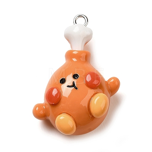 Opaque Resin Imitation Food Pendants CRES-M030-06A-1