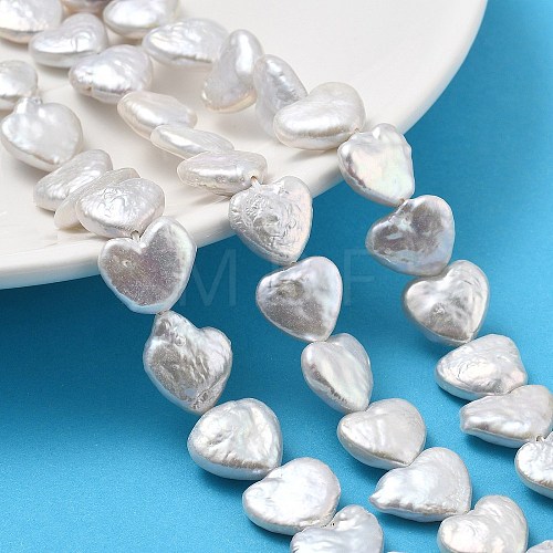 Natural Baroque Keshi Pearl Beads Strands PEAR-P064-10C-01A-1