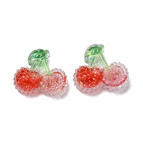 Fruit Transparent Epoxy Resin Decoden Cabochons CRES-I030-23A-1