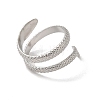 304 Stainless Steel Cuff Rings for Women RJEW-G291-02P-3