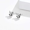 Anti-Tarnish Rhodium Plated 925 Sterling Silver Stud Earrings STER-BB72117-4