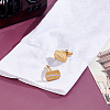 1 Pair Stainless Steel Cufflinks AJEW-AR0005-64-4