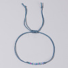 Adjustable Glass Seed Beaded Friendship Braided Bracelets for Daily Wear and Gifts BE2039-12-1