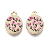 Valentine's Day Printed Alloy Pendants PALLOY-SZC0008-05L-1