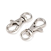 Alloy Swivel Lobster Claw Clasps E547Y-1