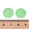 Spray Painted Natural Capiz Shell Disc Charms X1-BSHE-T014-02E-3