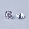 Cubic Zirconia Pointed Back Cabochons ZIRC-WH0001-B06-2
