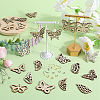 SUNNYCLUE DIY Hollow Butterfly Dangle Earrings Making Kit DIY-SC0024-05-4