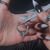 Alloy Hoop Earrings for Women WG4133B-01-2