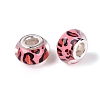 Opaque Resin European Beads RESI-N044-03S-4