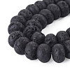 1 Strand Natural Lava Rock Beads Strands G-TA0003-44B-3