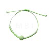 Sports Theme Waxed Cord Braided Bracelets FS-WG8B70B-04-2
