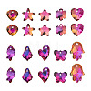 Glass Rhinestone Pendants YS-TAC0007-01B-2
