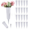 Plastic Cemetery Vase with Stake AJEW-WH0709-444B-1