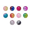 Round Transparent Crackle Glass Beads CCG-X0006-B-WH-3