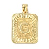 Rack Plating Brass Pendants KK-B092-42G-G-1