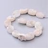Electroplated Natural Quartz Crystal Beads Strands G-P150-13x18mm-01-2