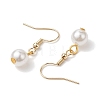 Round ABS Plastic Imitation Pearl Beads Necklace & Bracelet & Dangle Earring Sets for Women SJEW-JS01306-8