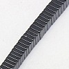 Electroplate Non-magnetic Synthetic Hematite Heishi Beads Strands X-G-J171A-3x3mm-03-3
