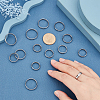 14Pcs 7 Size 304 Stainless Steel Simple Plain Band Finger Ring for Women RJEW-DC0001-02-3