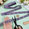 Ethnic Style Embroidery Polyester Ribbons OCOR-WH0109-042B-01-3