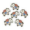 Printed Wooden Pendants WOOD-T033-01D-1