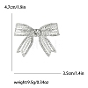 Alloy Rhinestone Brooch for Backpack Clothes PW-WG48F51-02-1