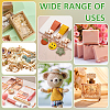 Rectangle Folding Cardboard Kraft Paper Packing Drawer Boxes with Clear Plastic Cover CON-WH0100-57B-5